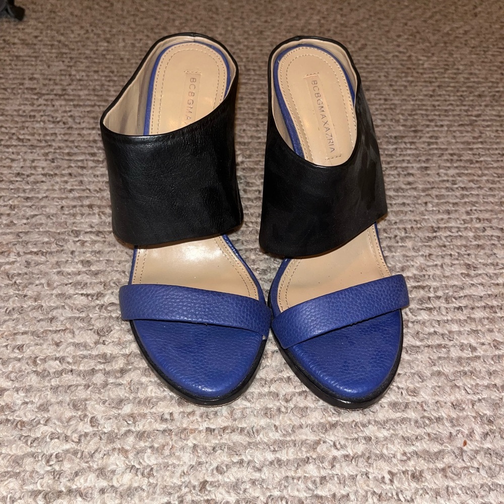 Blue and Black shoes
